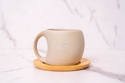 Red panda tea cup